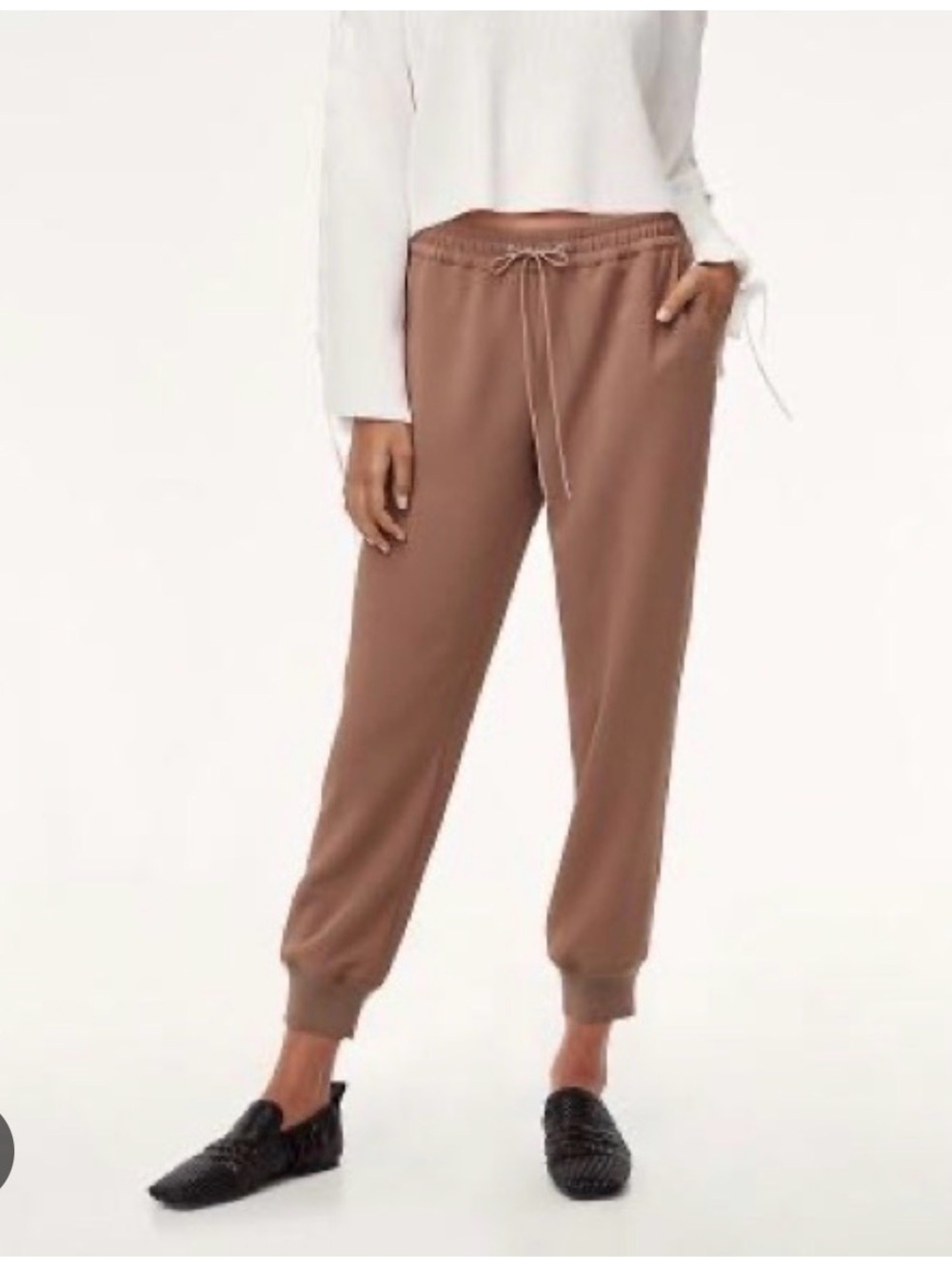 Wilfred (Aritzia) Buffon crepe joggers